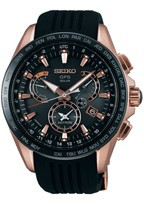Horlogeband Seiko SSE055J1 (R01Z011P0) Rubber Zwart